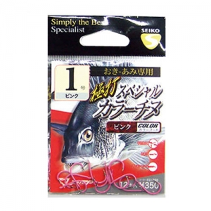 [세이코] 감성돔 핑크 지누 바늘 (일본)