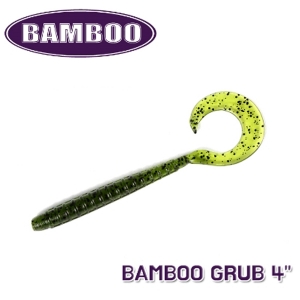 [뱀부] 그럽 4인치/루어/레인보우베이트