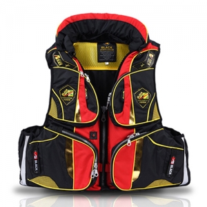 A_BLACK 4계절 구명복 블랙레드