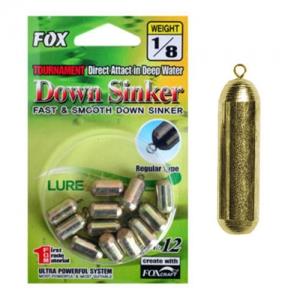 [FOX] 다운싱커(라운드형) /다운샷봉돌/프리리그